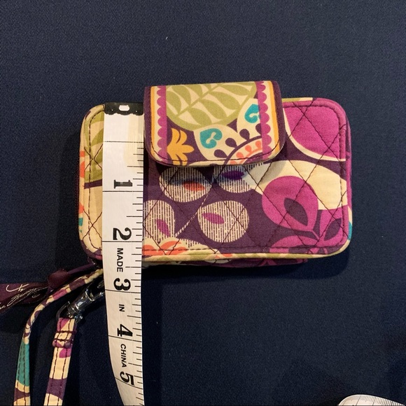 Vera Bradley Plum Crazy Wallet Wristlet iPhone5 - Picture 5 of 8